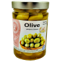 OLIVE S ČESNOM 550g