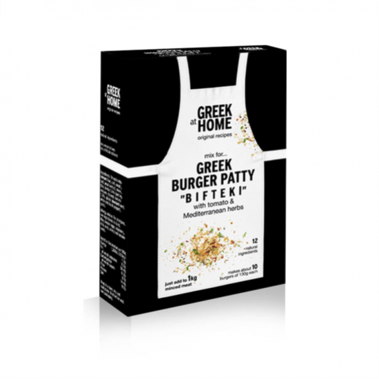 GREEK AT HOME, BIFTEKI - BURGER PATTY - MEŠANICA ZA PRIPRAVO BURGERJEV, 2X65g